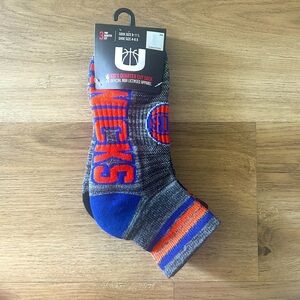 NBA New York Knicks Kids Quarter Cut Socks 3-Pack Size 9–11L (Shoe 4–9.5)- NWT